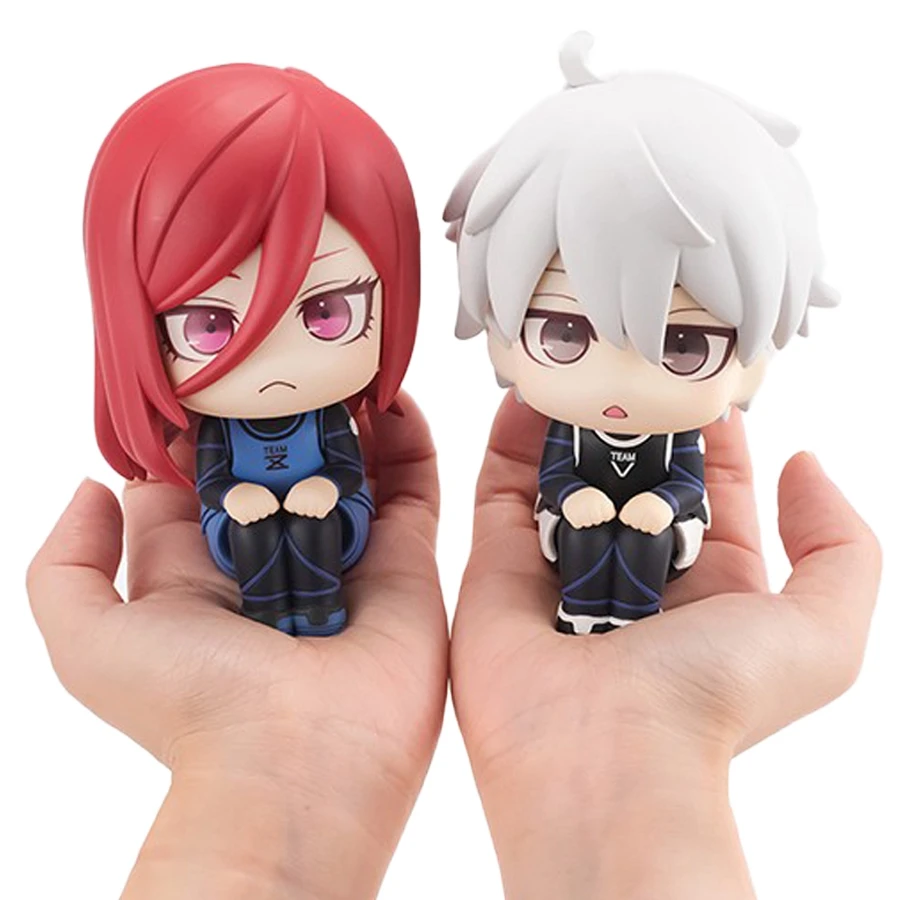 10cm Q 버전 카와이 이사기 요이치 애니메이션 피규어 블루 잠금 나기 세이시로 액션 피규어 Chigiri Hyoma 입상 컬렉션 인형 장난감