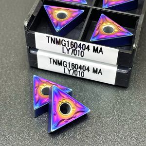 TNMG 160404   MA TNMG 160408   MA 고품질 나노 블루 카바이드 터닝 도구 블루 불꽃 시리즈 CNC 밀링 블레이드