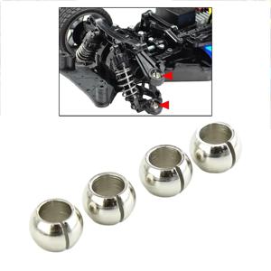 Tamiya TT02 1/10 RC 자동차 업그레이드 부품 액세서리 용 4pcs 금속 저 마찰 서스펜션 볼 54559
