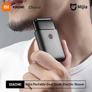 Xiaomi Mijia 전기 면도기 듀얼 커터 블레이드 왕복 고속 모터 자기 흡입 IPX7 방수 휴대용 면도기