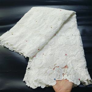 Guipure 레이스 하이 퀄리티 자수 코드 레이스, 구슬 원단, 파티 원피스, NN3168_Z, 고품질, 저렴한 가격 판매