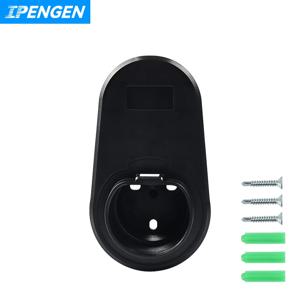 IPENGEN EV 충전기 타입 2 거치대 벽 마운트 브래킷, 전기 자동차 충전 케이블 정리함 EV 충전기 후크, 타입 1 GBT 커넥터용