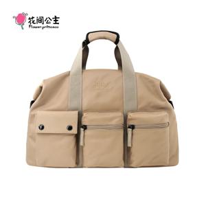 플라워 프린세스 여행 가방, 크로스 바디 대용량, 멀티 레이어, 짧은 거리 여행 가방, 남녀공용 패션 러기지 백