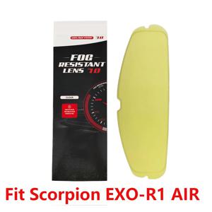 오토바이 헬멧 바이저 렌즈 안개 방지 필름 필름 Scorpion Exo 1400 Carbon, R1 Air EXO 520 용 안개 방지