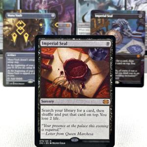 2X2 HOLO9-Ⅰ01 Tcg 카드 독일 마법 황실 인장 마나 금고 울람고, 무한한 회전 코질렉, 진실의 정육점 수집