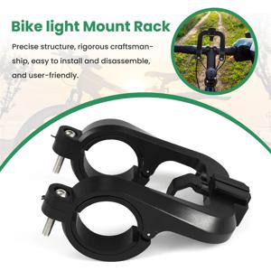 자전거 라이트 거치대 마운트 자전거 헤드라이트 익스텐션 브래킷 스탠드, MTB 헤드라이트 핸들 바, 중앙 마운트 리치