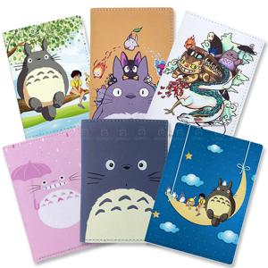 애니메이션 만화 여권 커버 여자 여자 ID 은행 카드 주소 홀더 탑승 여행 액세서리 PU 가죽 여권 케이스 지갑