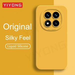 Redmi Note14 Pro YIYONG Xiaomi Redmi Note 14 13 Pro Plus Xiomi Note13 5G 전화 케이스 용 기존 액체 실리콘 소프트 커버