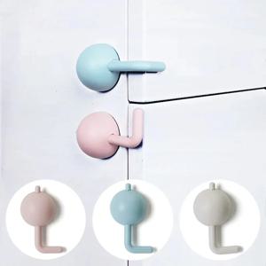 3Pcs 아기 안전 사물함 홈 보안 보호 어린이를위한 서랍 도어 잠금 장치 어린이를위한 Anti-pinch 냉장고 캐비닛 잠금 장치