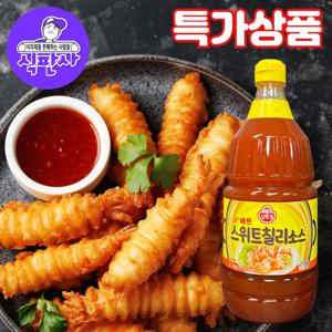 (식판사) 오쉐프 스위트 칠리소스 2.1kg x 6개 치킨 튀김요리 샐러드 월남쌈요리에 찍어 먹는 매콤한 소스입니다.