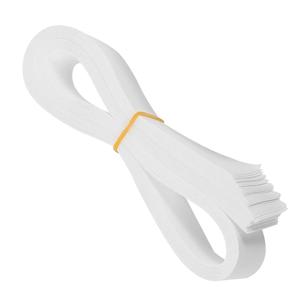   40 Pcs 지폐 지폐 현금 밴드 스트랩 흰색 통화 밴드 타이 빌 래퍼