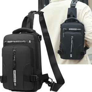 남성용 다용도 크로스바디 및 숄더백, 다기능 캐주얼 및 다용도 싱글 숄더 핸드백, 체스트백