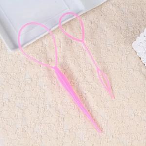 플라스틱 매직 풀 헤어핀 클립 헤어 브레이드 포니테일 메이커 헤어 액세서리 DIY 헤어 스타일링 포니테일 도구