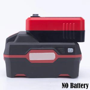 Parkside X20V 리튬 배터리용 휴대용 보조베터리 야외 사용 USB TYPE-C 모바일 태블릿 비상 충전(배터리 없음)