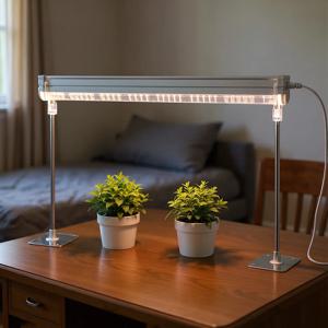 T8/T20 식물 조명 튜브 수직 스탠드, [조정 가능한 성장 조명 스탠드 랙] 수경법 조명기구용 아크릴 홀더 ﻿
