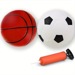 2pcs 5 인치 미니 풍선 농구 축구 장난감 작은 패팅 공 장난감 야외 스포츠 던지기 게임 플로팅 풀 JXB