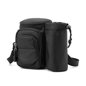 벨트 루프 전화 주머니와 야외 스포츠 허리 팩 남성 여성을위한 다기능 물병 홀더 크로스 바디 교수형 가방