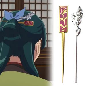 Anime The Apothecary Diaries Maomao 머리핀 코스프레 액세서리 머리 장식 여자 여자 할로윈 소품 쥬얼리 선물