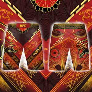 UFC 레드 일리아 토프리아 발레 투두 쇼츠 2025 남성 여름 여성 아동 야외 스포츠 격투 레슬링 반바지