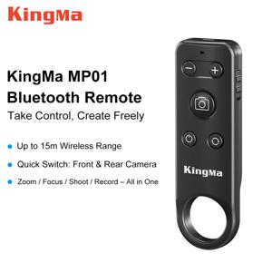 iPhone 및 Android용 줌 기능이 있는 무선 리모콘, 사진 및 비디오용 전면/후면 카메라 스위치가 있는 셔터, 스마트폰 리모콘