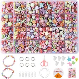 어린이 수제 페르시 소녀 착용 비즈 교육 장난감 Diy 쥬얼리 팔찌 목걸이 쥬얼리 비즈 비즈 세트