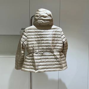 초경량 여성용 다운 재킷 초부드러운 원단 허리 조임 후드 화이트 구스 다운 가을 겨울 따뜻한 외투