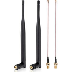 868MHz 915MHz LoRa 안테나 전방향성 이득 SMA Male LoraWan GSM 안테나 (LoRA ESP32 LoRa OLED 보드용) 15cm 어댑터 케이블
