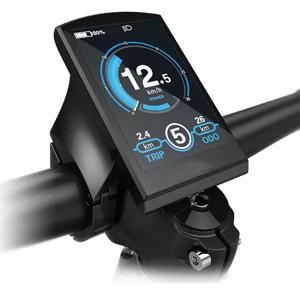 맞춤형 키 디스플레이 KD986 36V 48V 대형 화면 전기 자전거 디스플레이 (USB 충전 포트 포함)