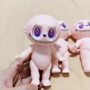 Labubu 3 세대 얼굴 손 발 교체 부품 용 Labubu 비닐 인형 액세서리 용 1Pcs V3 DIY 인형 변경 용품
