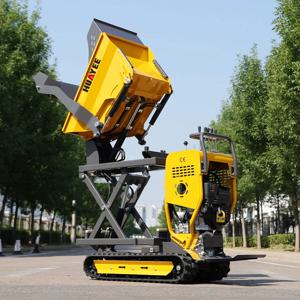 가정용 농장용 500kg 미니 트랙 덤퍼 HUAYEE 공장 맞춤형 덤프 트럭 다기능 고효율 미니 덤퍼 0.5톤
