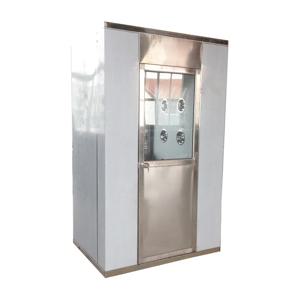 CE 인증 자동 슬라이딩 도어 에어 샤워 챔버 터널 노즐 디자인 클린룸용 에어 샤워룸