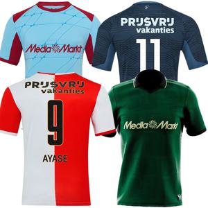 25 26 페예노르드 홈 유니폼 키즈 세트 서드 스포츠 키트 2025 2026 신상 페예노르드 어웨이 티셔츠 성인 세트