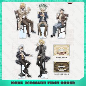 Dr.STONE 카페 아크릴 스탠드 이시가미 센쿠 애니메이션 주변기기 모델 데스크탑 디스플레이 장식품 컬렉션 소년을 위한 생일 선물