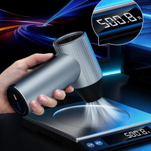 X7 강력 송풍기 500g 풍압 브러시리스 모터 40mm 터보 제트 팬 3개의 노즐 포함 먼지 제거 키보드 청소용 에어 블로워