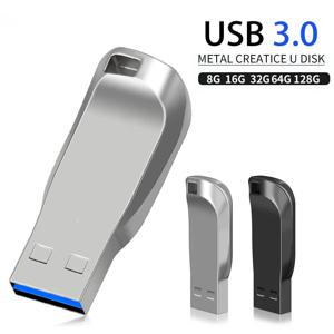 고속 메탈 로드 USB 플래시 드라이브 3.0 펜드라이브 - 128GB 64GB 32GB 16GB 8GB - 내구성 있는 무료 스틱 펜 U 디스크 데이터 저장용