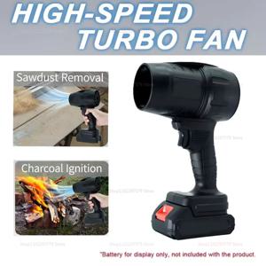 무선 전기 에어 블로워 터보 팬 휴대용 낙엽 눈 모래 청소기 강력한 휴대용 도구 정원 차고 작업장 야외용