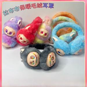 따뜻한 양털 귀마개 학생 귀여운 만화 디자인 겨울 귀 보호 열 귀 덮개 편안한 부드러운 패브릭 이어 패드