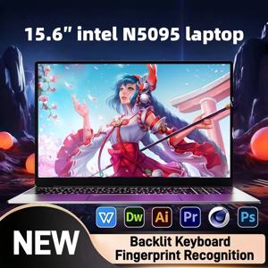 15.6인치 게이밍 노트북 휴대용 컴퓨터 PC 16GB 32GB DDR4 512G 1TB SSD 인텔 N5095 IPS 윈도우11 백라이트 키보드 특가