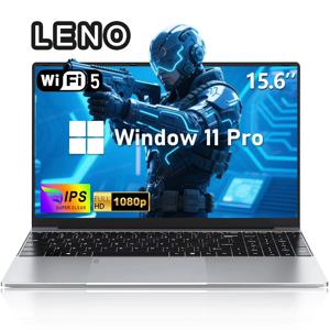 2025 LENO 15.6인치 휴대용 노트북 32GB RAM 2TB SSD 인텔 6500Y 오피스 윈도우11 노트북 5000mAh 게이머 PC 백라이트 지문 인식 기능