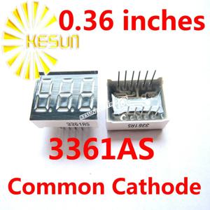 10PCS x 0.36 인치 흰색 빨간색 녹색 파란색 3 디지털 튜브 LED 디스플레이 모듈 3361AS 3361BS 3361AW 3361BW 3361AB 3361BB 3361BGG