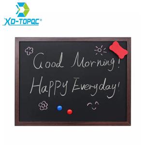 새로운 35*45cm MDF 나무 프레임 칠판 자기 칠판 건조 지우기 쓰기 보드 5 색 홈 장식 메시지 보드