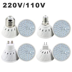 110V 220V LED 성장 램프 E14 MR16 GU10 E27 식물 성장 전구 전체 스펙트럼 식물 채소 수경 시스템에 대 한 램프 성장