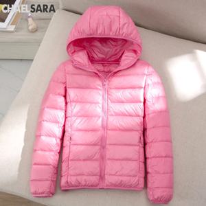 여성용 울트라 라이트 화이트 덕 다운 재킷, 여성용 따뜻한 코트, 여성 후드 파카, 플러스 사이즈, 7XL, 가을 겨울 2024