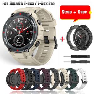 Huami Amazfit T rex 스트랩 용 교체 스트랩 Amazfit T-Rex/T-Rex Pro 스트랩 용 실리콘 시계 밴드