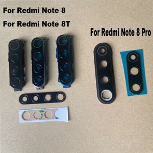 Xiaomi Redmi Note 8 8T Pro 후면 카메라 유리 프레임 커버(접착 스티커 접착제 포함) 용 후면 카메라 유리 렌즈