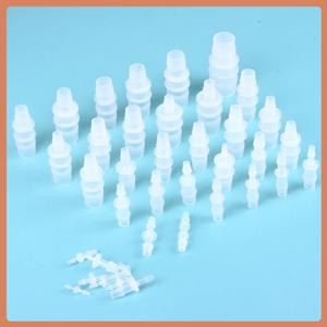 1.6-25mm 플라스틱 실리콘 튜브 스트레이트 파이프 피팅 소형 파고다 바브 커플 링 스트레이트 피쉬 탱크 PP 삽입 호스 감소