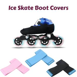 2Pcs 스케이트 부츠 커버는 경량 피겨 스케이팅 부츠 커버를 보호합니다. 내마모성 폴리 에스터 휴대용 보호 장치 키드 롤러