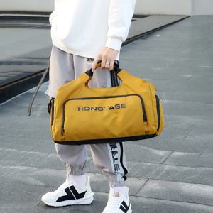 남성용 체육관 스포츠 가방, 여행 피트니스 더플 신발 포켓 수하물 더플 방수 토트 핸드백, 주말 숄더 야외 가방