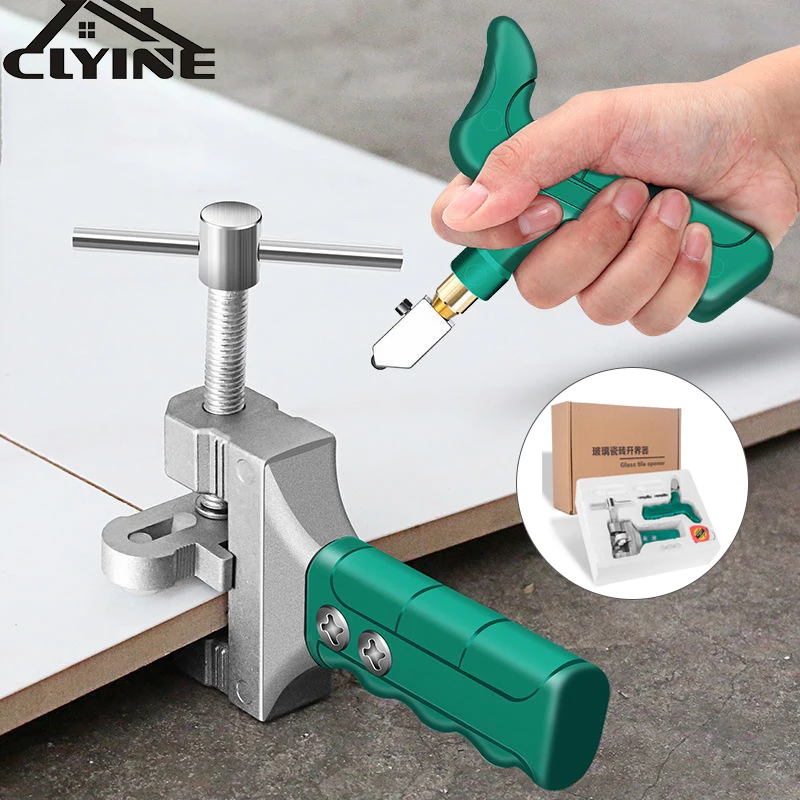 다이아몬드 유리 커터 세트 세라믹 타일 유리 깨는 펜치 유리 타일 절단 도구에 대한 전문 가정용 세라믹 커터