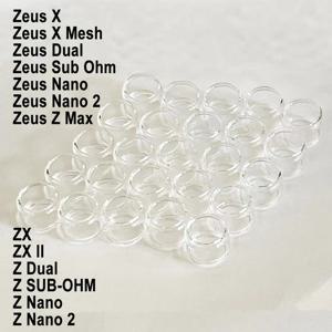 5PCS 버블 지방 유리 Zeus/Zeus 듀얼/Zeus X/Sub Ohm 탱크/ZX /ZX II/Z SUB-OHM/Z Nano 2 최대 전구 유리 기하학 모델